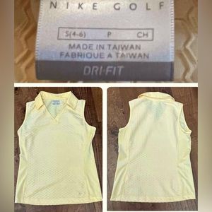Women’s Nike Dri-Fit Sleeveless Golf Shirt Small